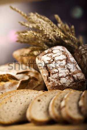 Composition with loafs of bread Stock photo © JanPietruszka