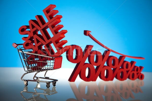 Réduction vente fond Shopping rouge Finance [[stock_photo]] © JanPietruszka