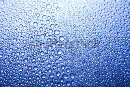 Blau Wassertropfen Wasser Textur Wolke Blasen Stock foto © JanPietruszka