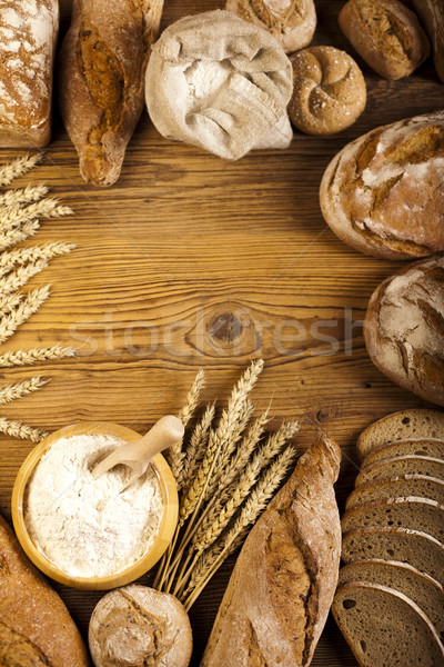 Composition with loafs of bread Stock photo © JanPietruszka