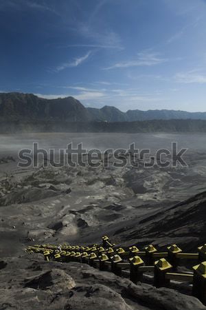 Volcano in Bromo, Java, Indonesia, bright colorful vivid theme Stock photo © JanPietruszka