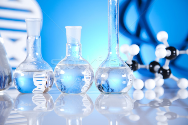 Estéril laboratório artigos de vidro medicina ciência garrafa Foto stock © JanPietruszka