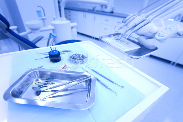 Fogorvosi rendelő felszerlés orvos orvosi technológia kórház Stock fotó © JanPietruszka