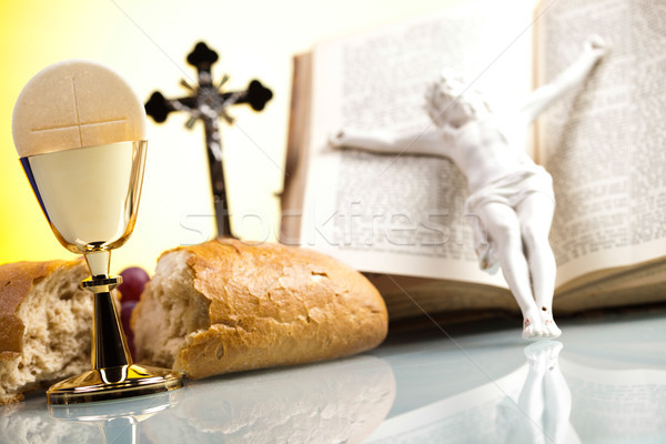 Symbol chrześcijaństwo religii jasne książki Jezusa Zdjęcia stock © JanPietruszka