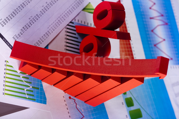 Grafikon diagram felirat pénzügy diagram stock Stock fotó © JanPietruszka