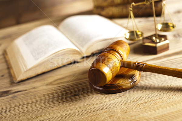 Justice concept and paragraph Stock photo © JanPietruszka