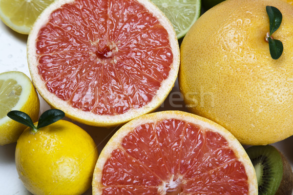 Mélange de fruits lumineuses coloré nature fruits santé [[stock_photo]] © JanPietruszka