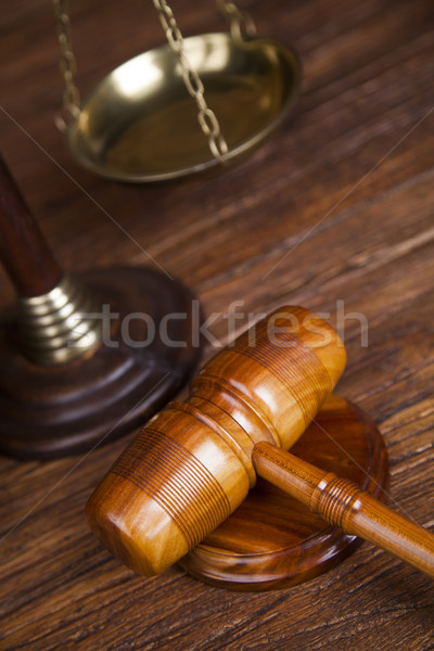 Tribunal juez martillo negocios ley justicia Foto stock © JanPietruszka