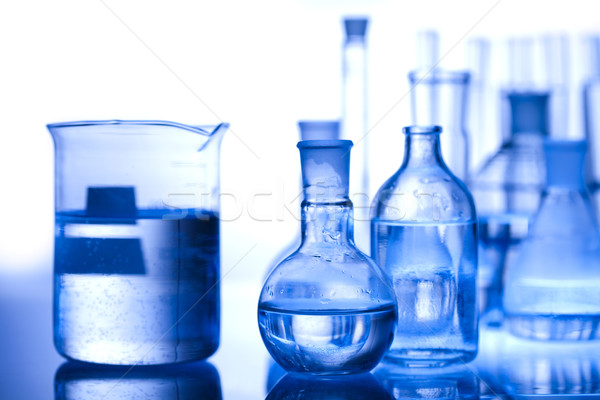 Chemical laboratory glassware equipment  Stock photo © JanPietruszka