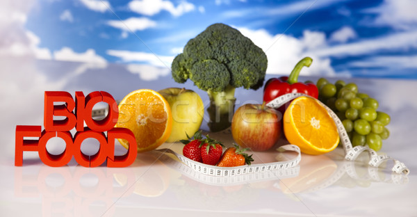 калория спорт диета продовольствие фитнес фрукты Сток-фото © JanPietruszka