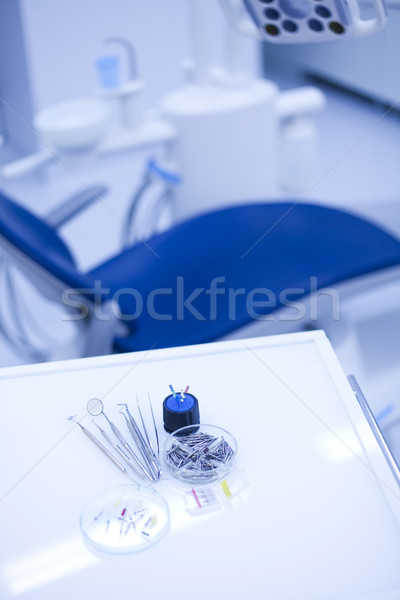 Stock foto: Zahnärztliche · Arzt · Medizin · Spiegel · Tool