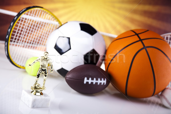  Sports Equipment and sunshine Stock photo © JanPietruszka