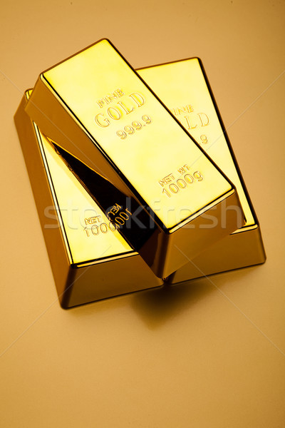 Gold and money, ambient financial concept Stock photo © JanPietruszka