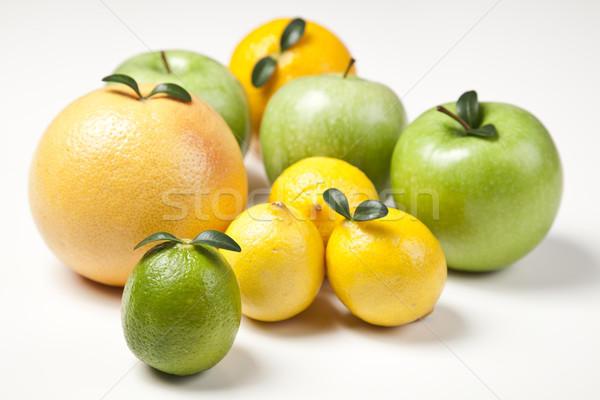 Mélange de fruits lumineuses coloré nature fruits santé [[stock_photo]] © JanPietruszka