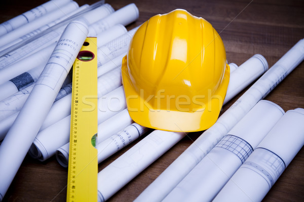 Construction Plans Stock photo © JanPietruszka