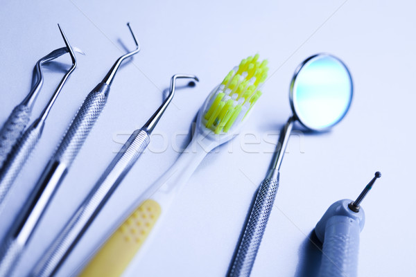 Stock photo: Close-up Dental Instruments