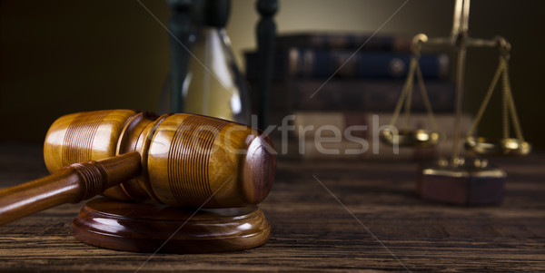 木 法槌 正義 法律 律師 法官 商業照片 © JanPietruszka