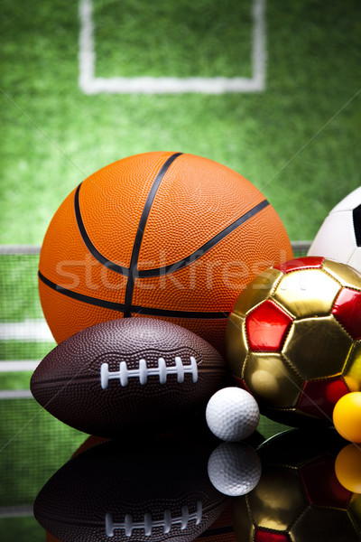 Sport, a lot of balls and stuff  Stock photo © JanPietruszka