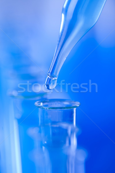 Test tubes closeup, laboratory  Stock photo © JanPietruszka