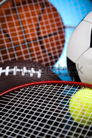 Sport football orange tennis baseball [[stock_photo]] © JanPietruszka