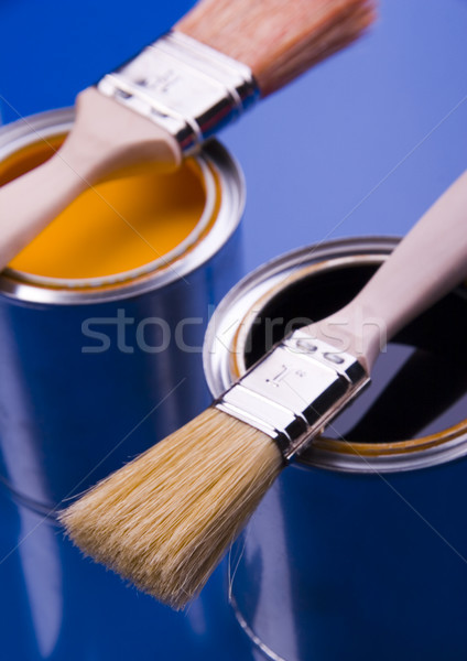 [[stock_photo]]: Peinture · brosse · lumineuses · coloré · pinceau · résumé