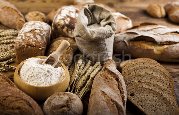 Composition with loafs of bread Stock photo © JanPietruszka