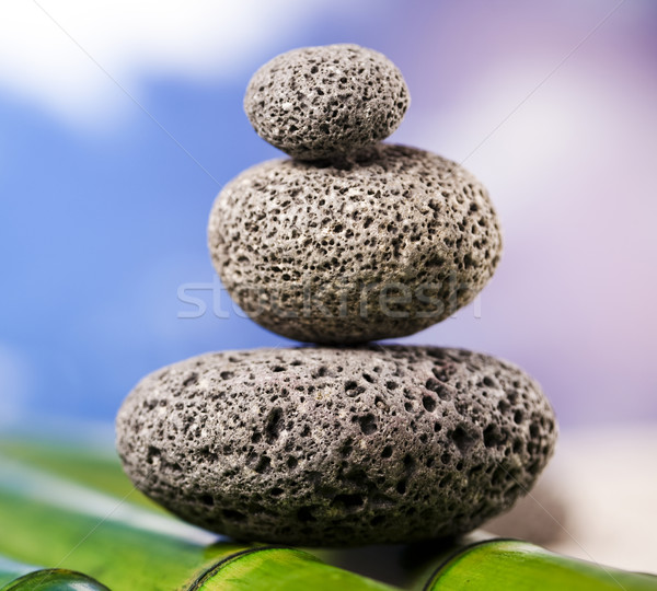 Stilleven steen zen groep rock ontspannen Stockfoto © JanPietruszka