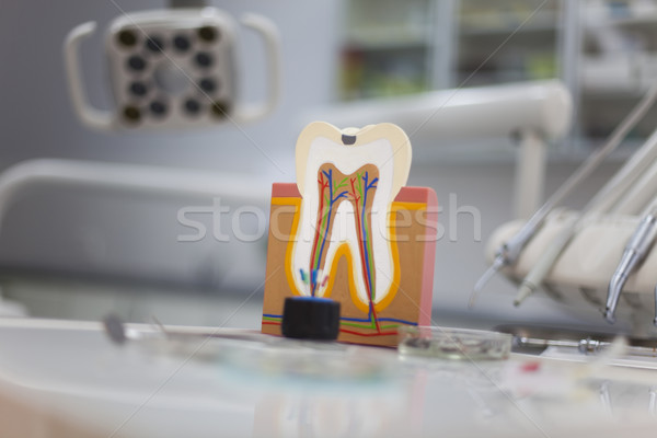 Zdjęcia stock: Sprzęt · stomatologiczny · lekarza · muzyka · lustra · narzędzie · zawodowych