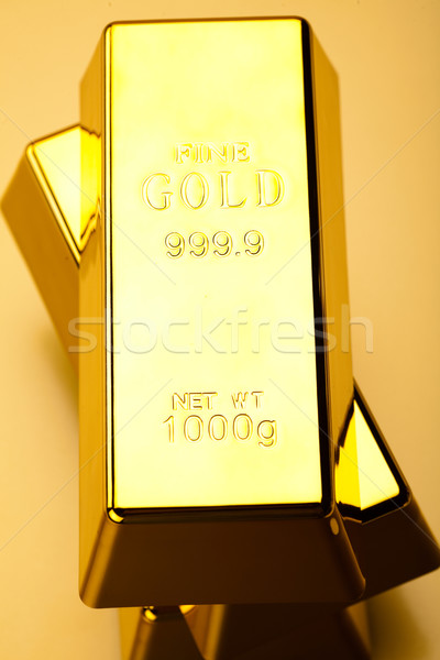 Gold background, ambient financial concept Stock photo © JanPietruszka