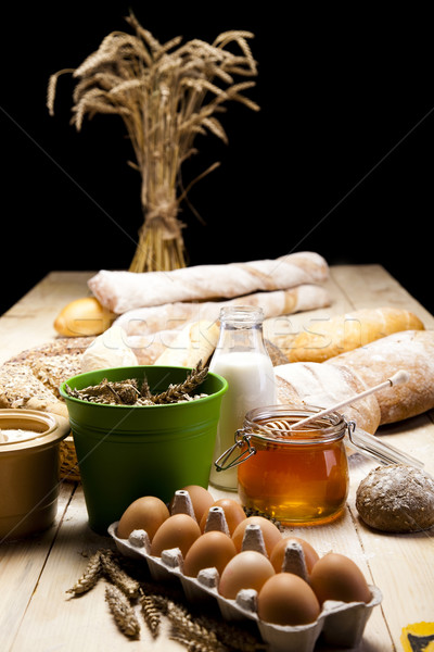 Brot Sortiment gebacken Gesundheit Anlage Sandwich Stock foto © JanPietruszka