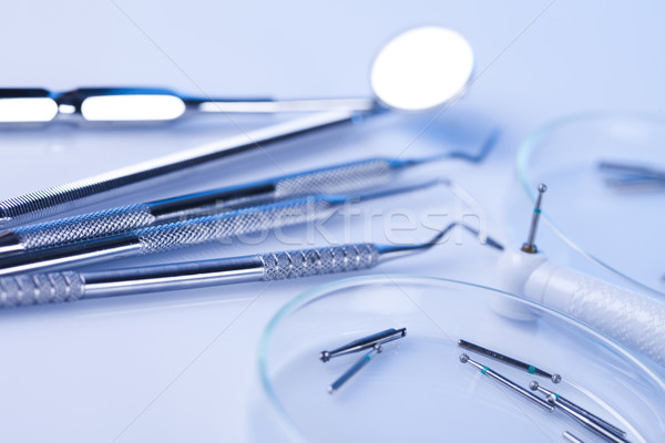 Stock photo: Close-up Dental Instruments