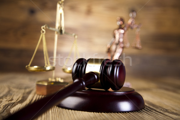 правосудия адвокат судья суд объект молоток Сток-фото © JanPietruszka