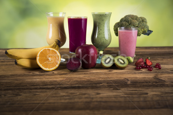 Milk shakes, sport and fitness  Stock photo © JanPietruszka