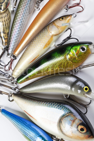 Fly fishing tackle, saturated natural tone theme Stock photo © JanPietruszka