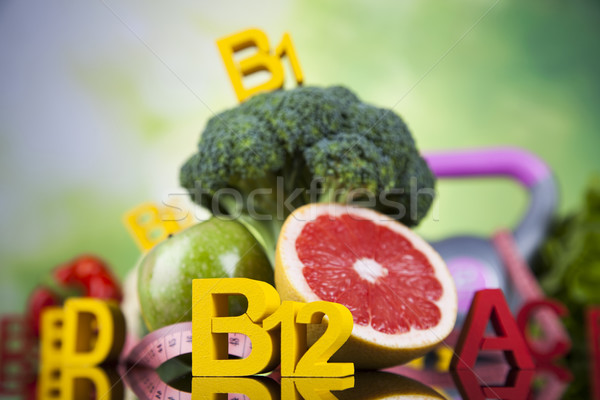 Vitamin concept, Health and fitness concept Stock photo © JanPietruszka