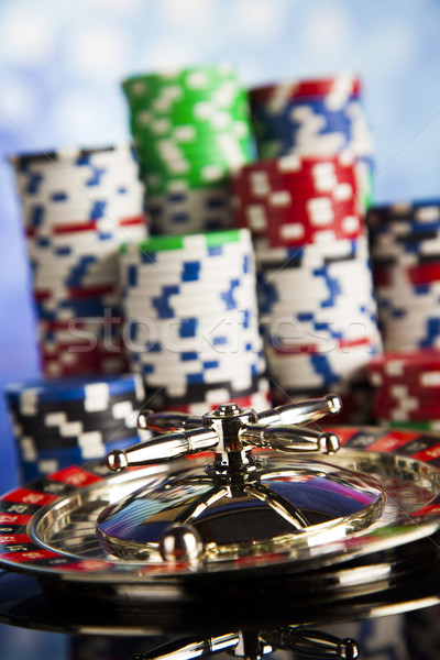 Zdjęcia stock: Ruletka · hazardu · kasyno · tabeli · zabawy · czarny