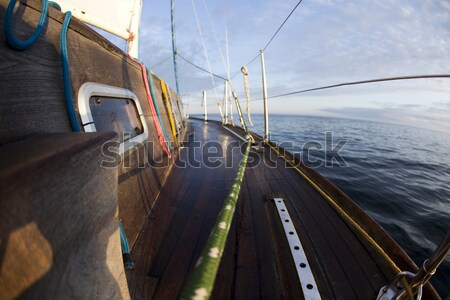 Stock foto: Segeln · Sommerzeit · farbenreich · Himmel · Meer · Sommer