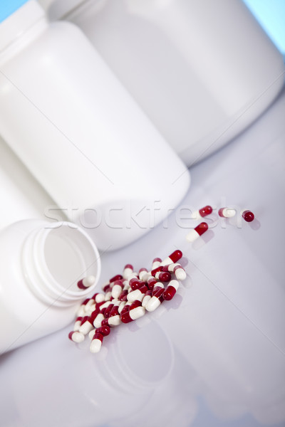 Stock photo: Body building, supplements 