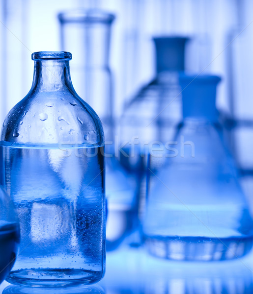 Stock foto: Labor · Technologie · Gesundheit · blau · Wissenschaft · Labor