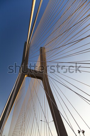 Modernes pont repère vue ciel bâtiment Photo stock © JanPietruszka