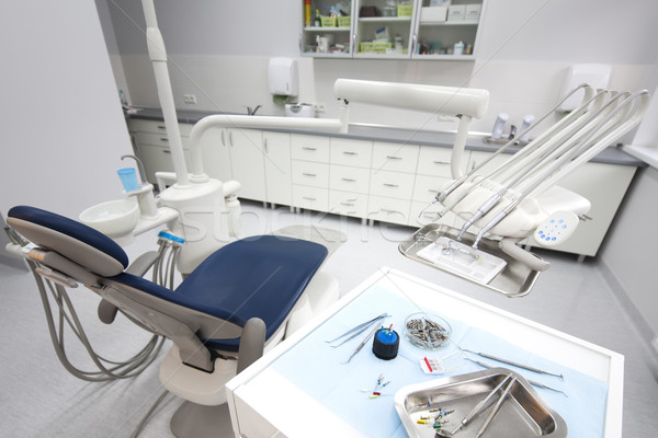 Dental strumenti dentisti ufficio medico medici Foto d'archivio © JanPietruszka