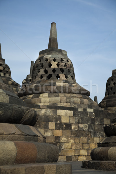 Stock photo: Buddist temple Borobudur, Yogyakarta, Java, Indonesia