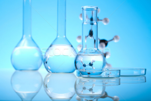 Steril laborator sticlă medical laborator chimic Imagine de stoc © JanPietruszka