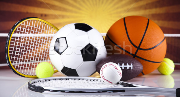 Sport équipement golf football tennis [[stock_photo]] © JanPietruszka