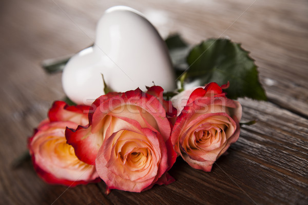 Heart background, Happy Valentine's Day Stock photo © JanPietruszka