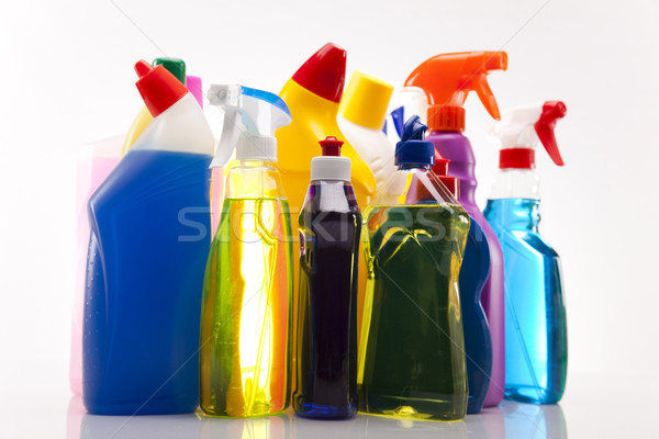 Foto stock: Casa · limpeza · produto · trabalhar · casa · garrafa