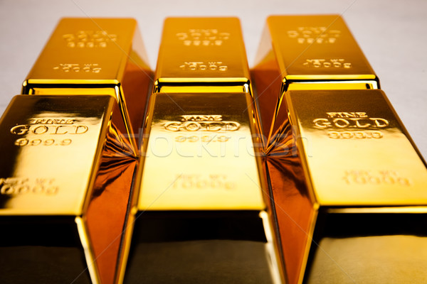 Gold and money, ambient financial concept Stock photo © JanPietruszka