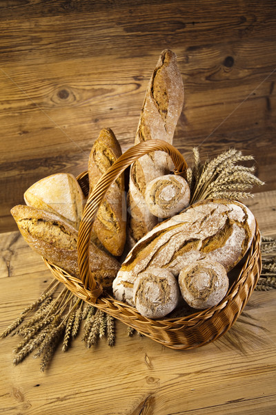 Stockfoto: Gebakken · traditioneel · brood · natuurlijke · kleurrijk · voedsel