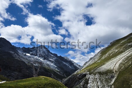 Landscape in mountains, natural colorful tone Stock photo © JanPietruszka