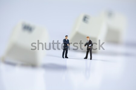 Business team work, financial bright vivid theme Stock photo © JanPietruszka
